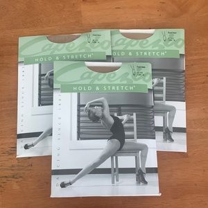 NWT -  Capezio footless tights (3 packs)